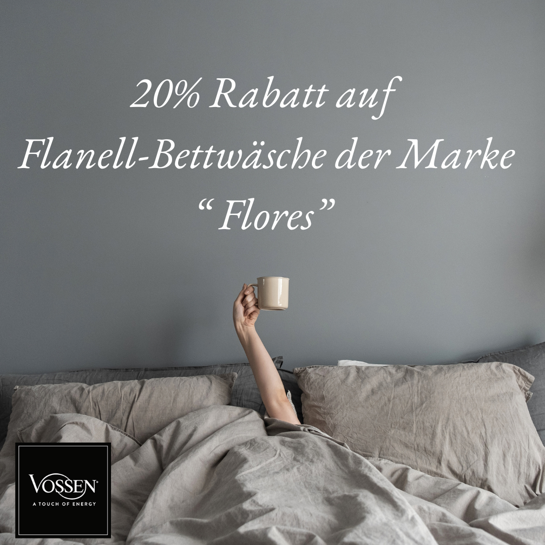 -20% auf Flanell-Bettwäsche