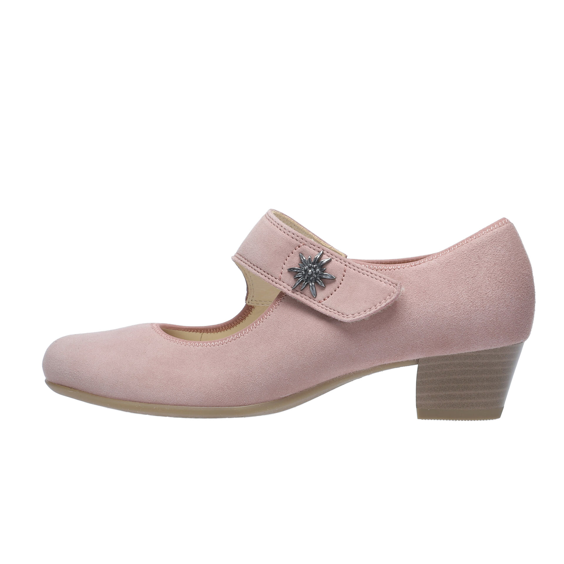 Damen Pumps in Samtchevro rosa