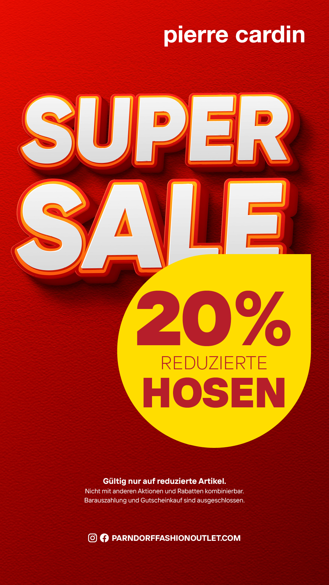 20% zusätzlich auf  „ALLE“  reduzierten Artikel!