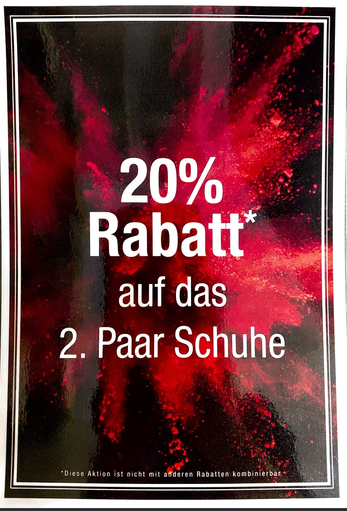 Ab dem 2. Paar -20%