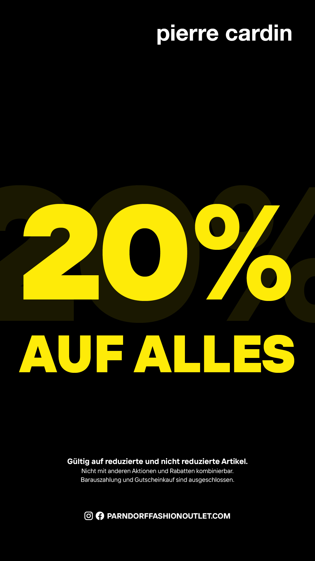 20% auf Alles!