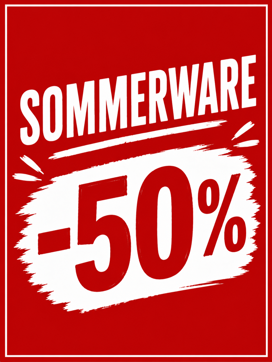 -50% auf Sommerware