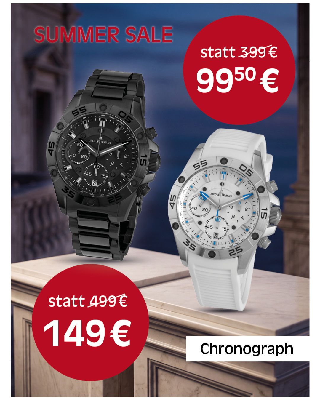 Sportlicher Herrenchronograph