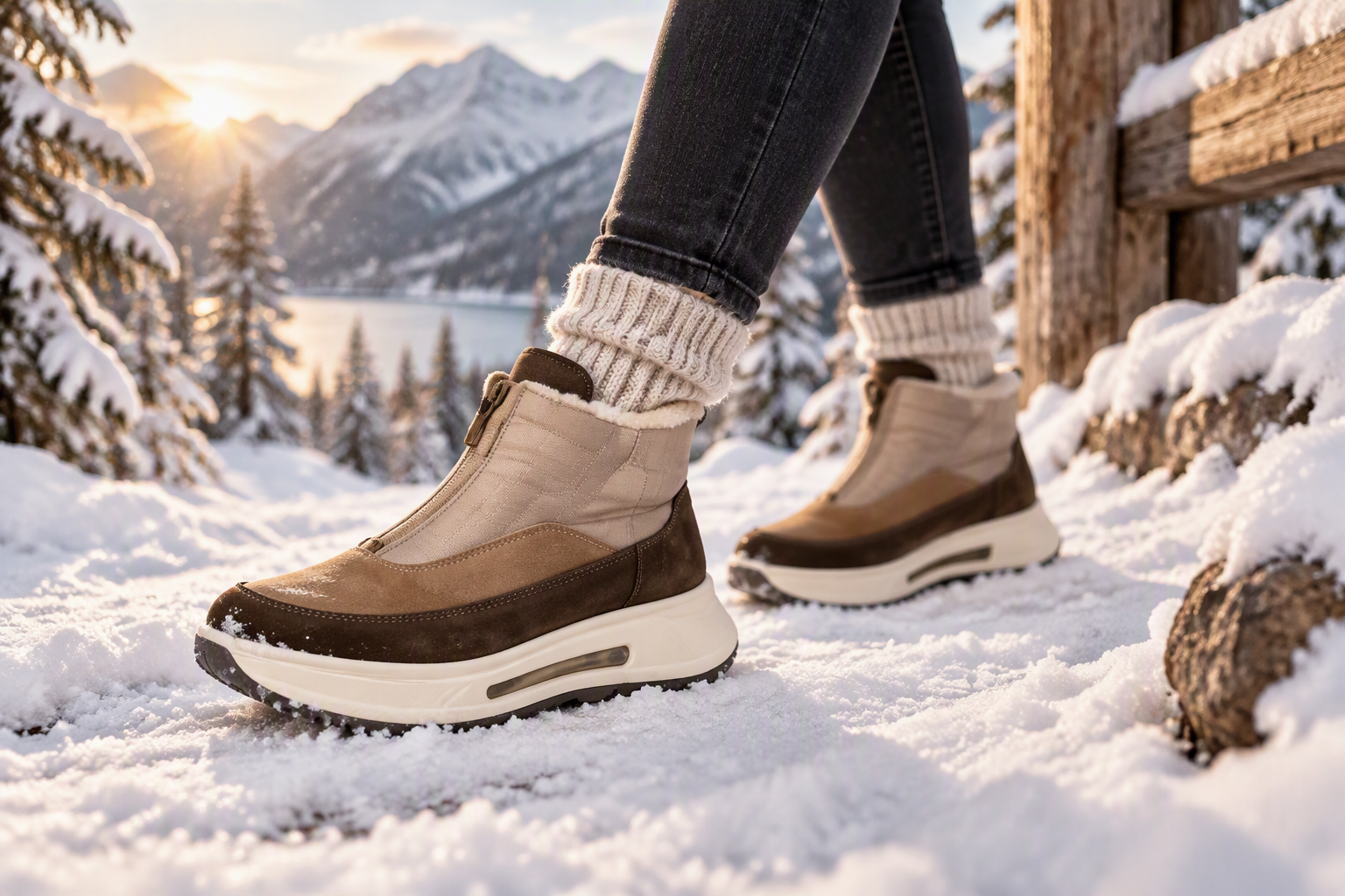 Damen Snowboot für kalte Tage